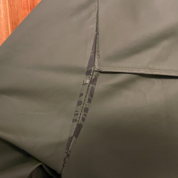 Rains Long Jacket in Green Unisex Size L/XL - Picture 10 of 13